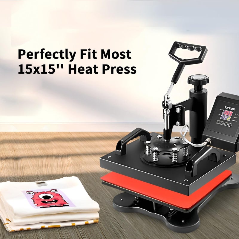VCHOMY Heat Press Mat - 15x15 Inch Heat Resistant Insulation Silicone Pad for Heat Press Vinyl HTV Transfer Ironing - Image 3